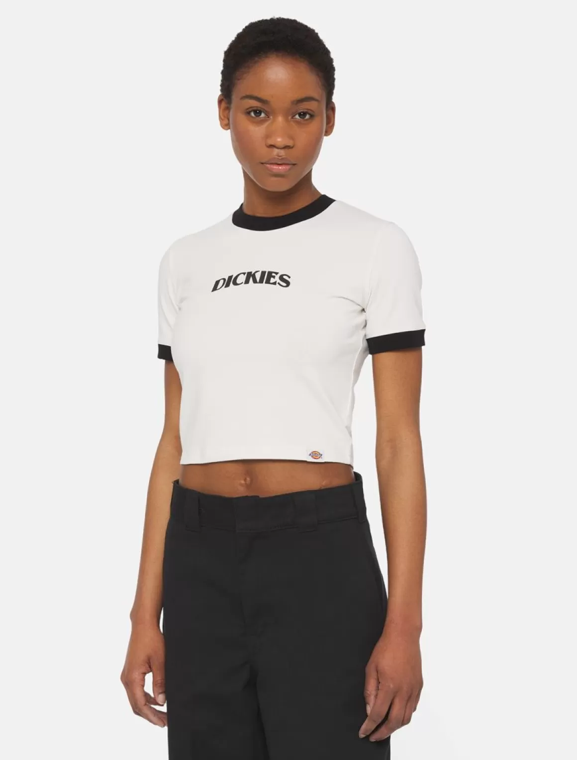 Dame Dickies Herndon Ringer Kortærmet T-Shirt