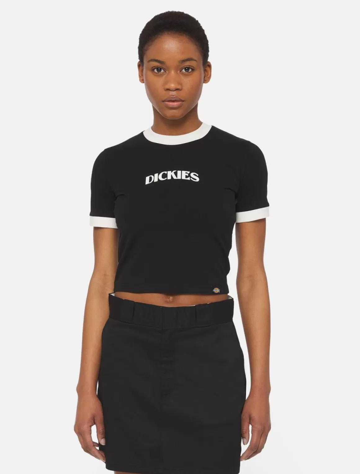 Dame Dickies Herndon Ringer Kortærmet T-Shirt