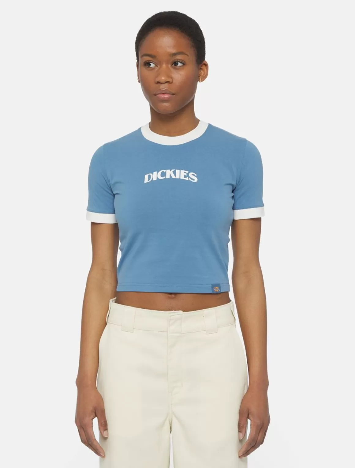 Dame Dickies Herndon Ringer Kortærmet T-Shirt