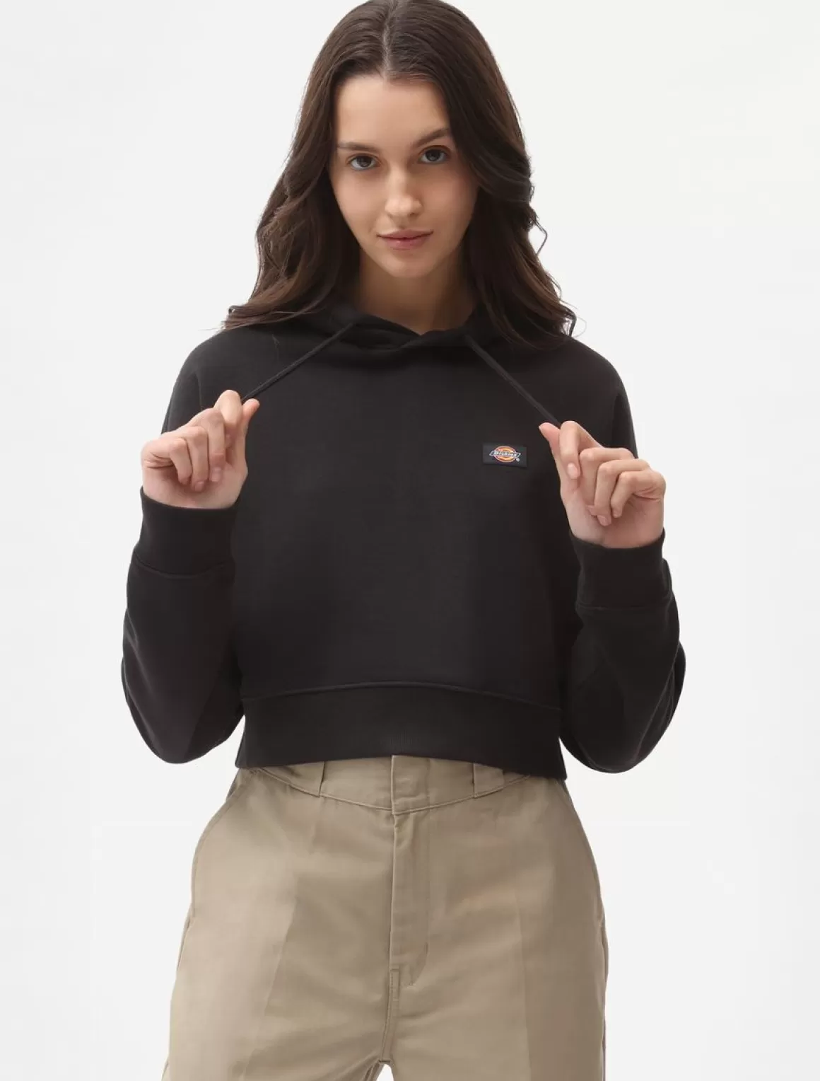 Dame Dickies Oakport Cropped Hættetrøje