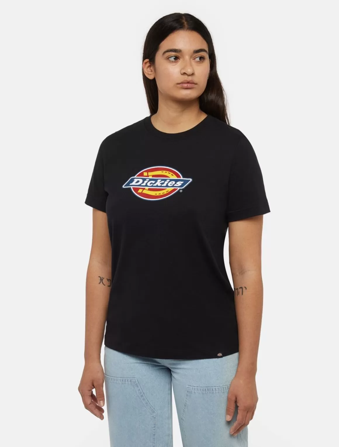 Dame Dickies Tricolour Logo T-Shirt