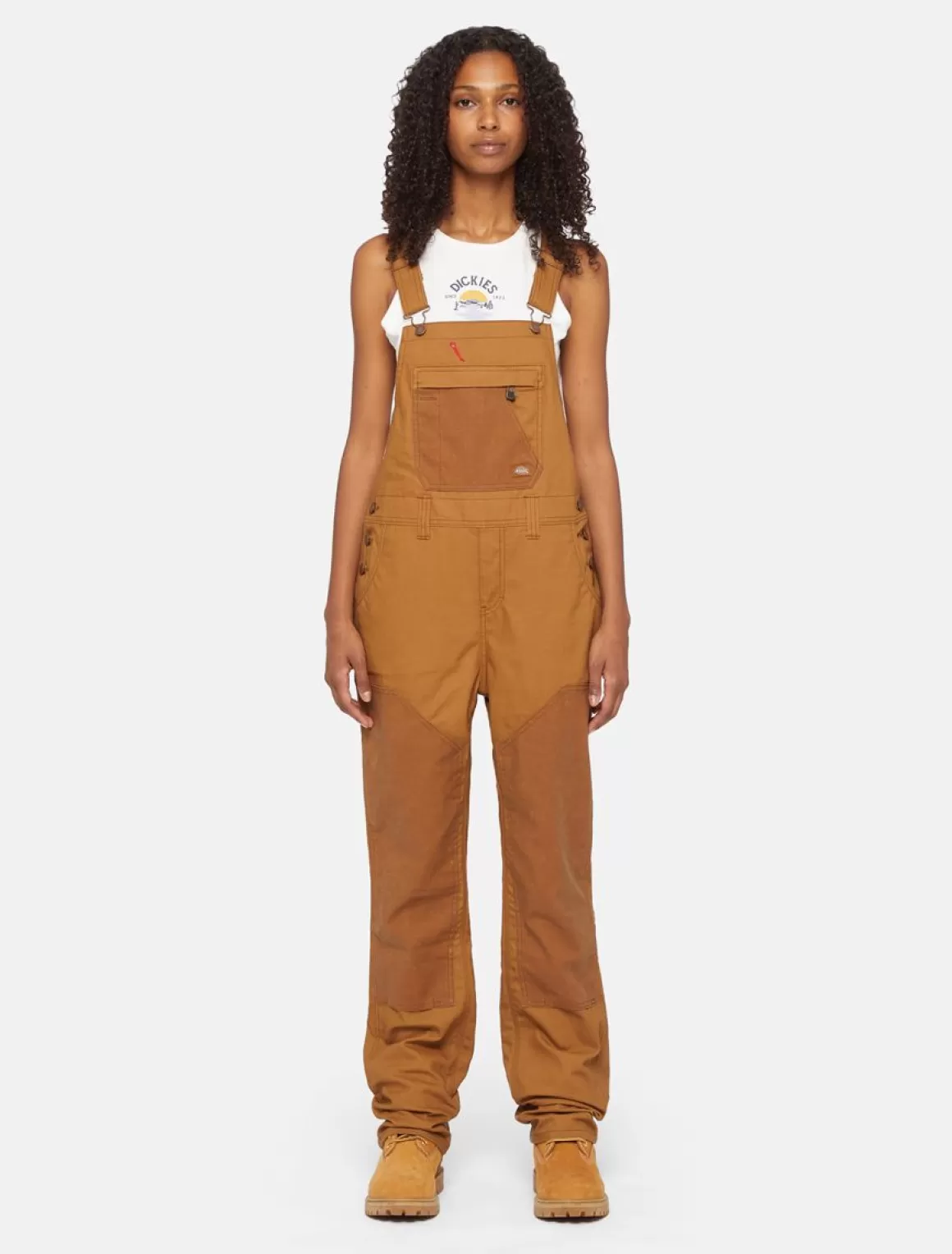 Dame Dickies Wax Coated Double Front Bib